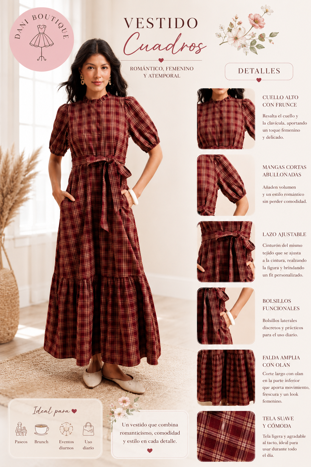 Scarlett Plaid Dress