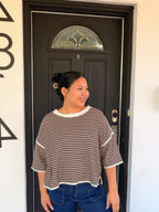 The Cozy Stripe Top