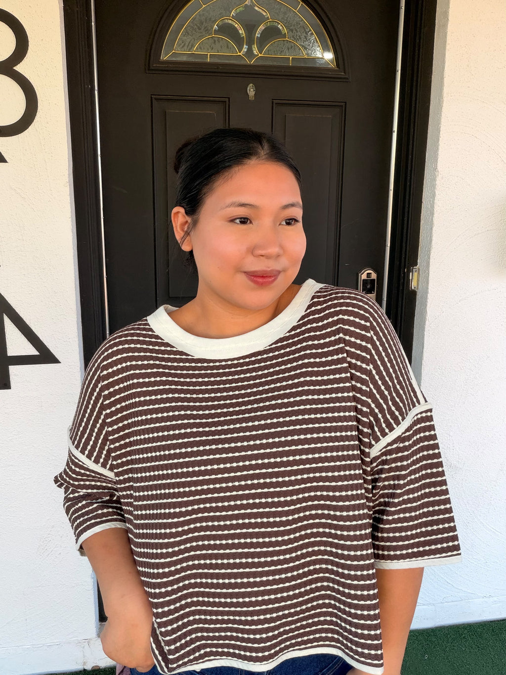 The Cozy Stripe Top