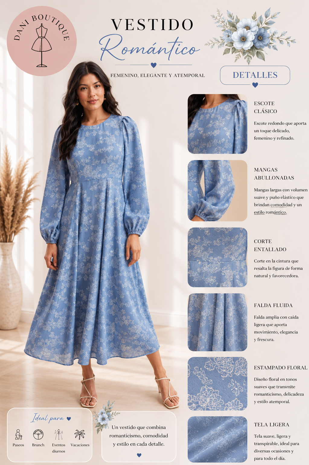 Evangeline Midi Dress