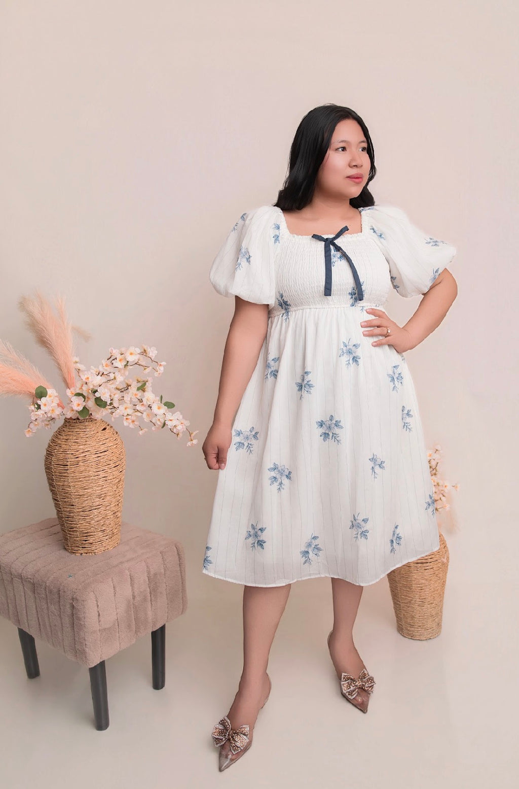 Blooming & Bow Dress