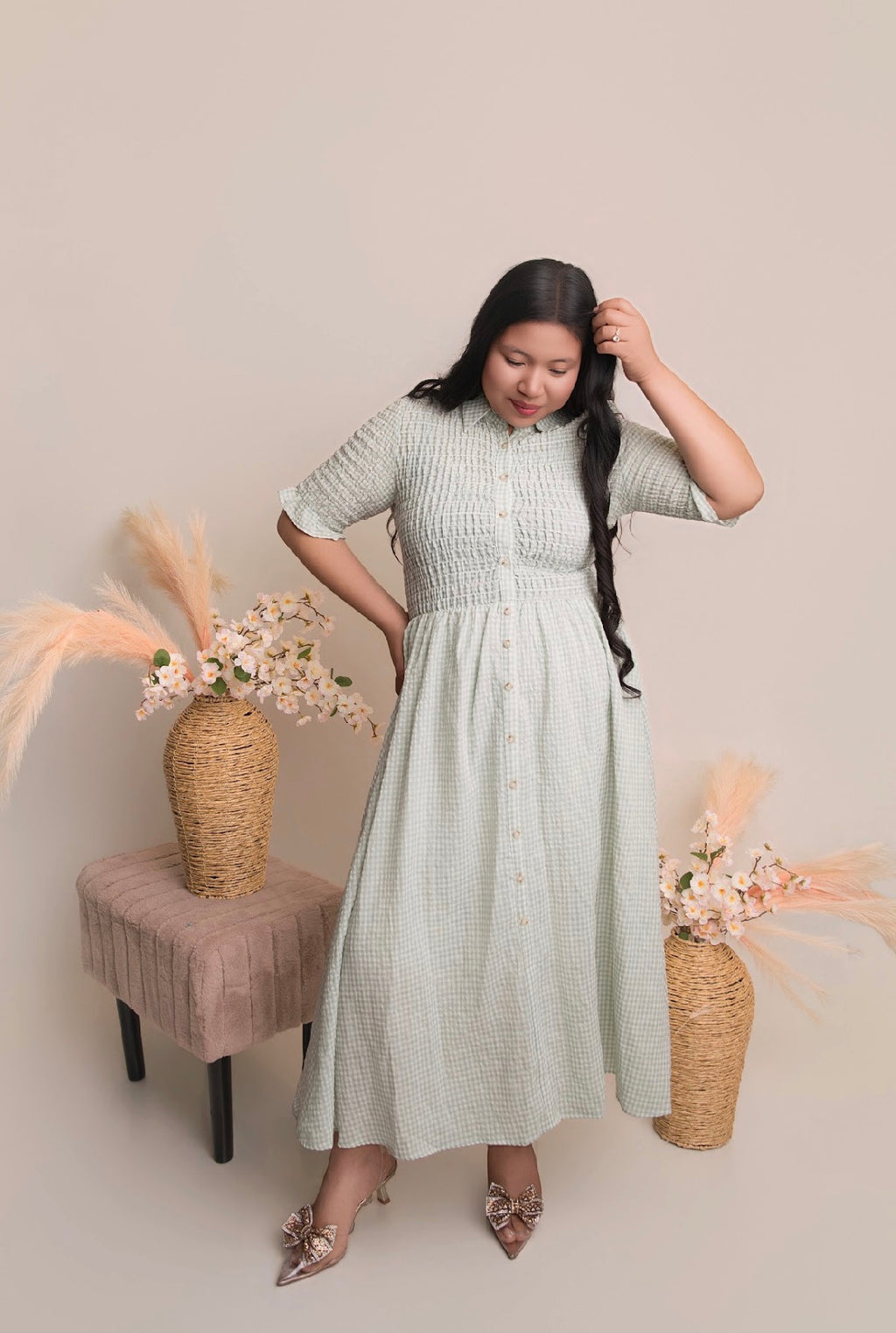 Lovely Sage Green Dress