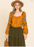 Satén con estampado floral bohemio Dreamss