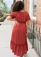 Alice Dress In Rust