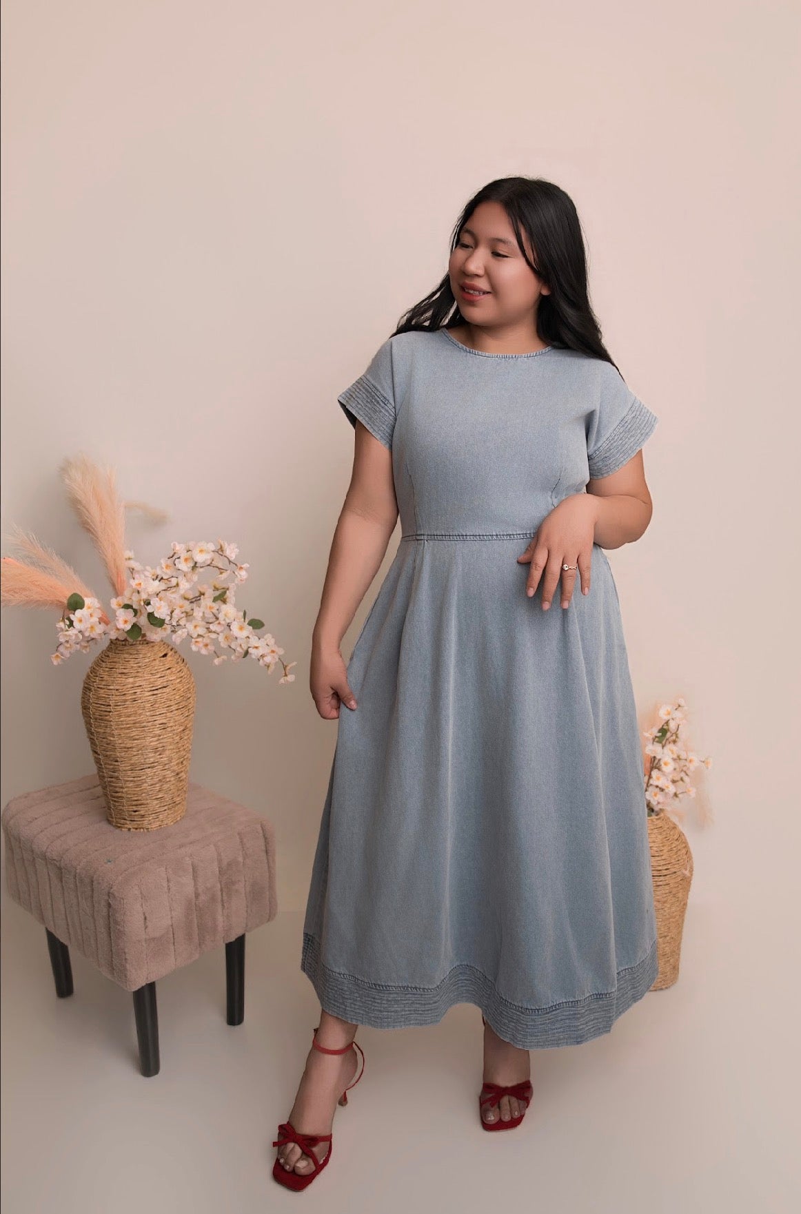 Mary Denim Dress