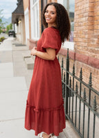 Alice Dress In Rust