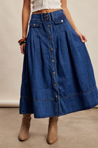 Carolina Denim Skirt