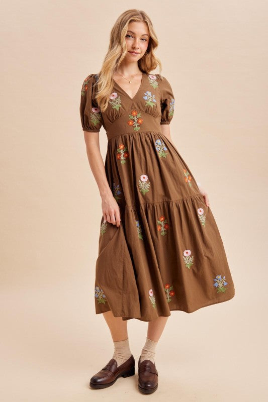 Eden Mocha  Dress