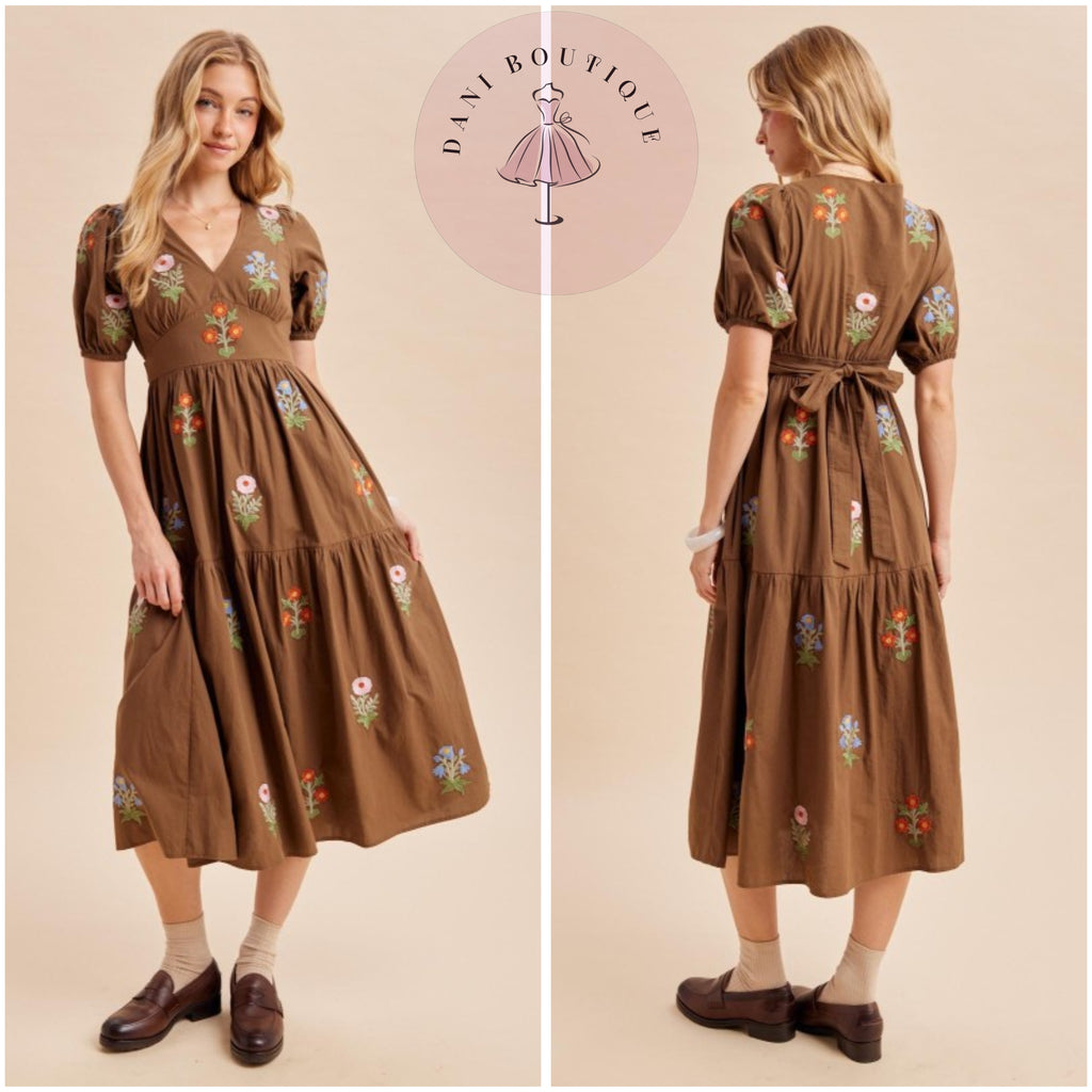 Eden Mocha  Dress