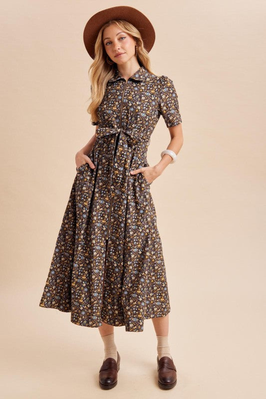 Sara Vintage Maxi Dress