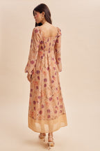 Katnees Floral Maxi Dress