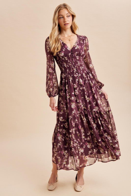 Ángela Floral Dress