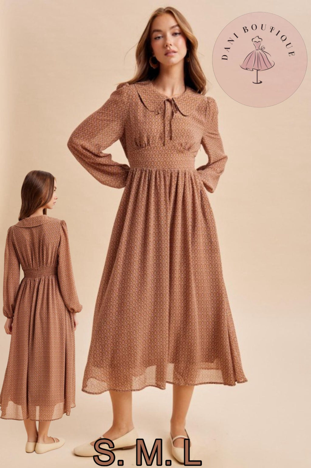 Elena  Midi Dress