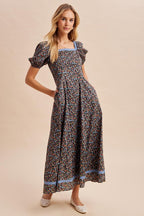 Daphne Floral Midi Dress
