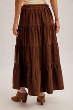 Chocolate Maxi Skirt