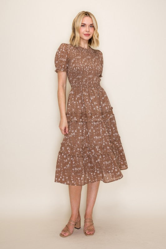 Cassidy Floral Midi Dress