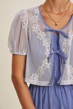 Sunshine Days Crochet Cardigan And Midi Dress Set