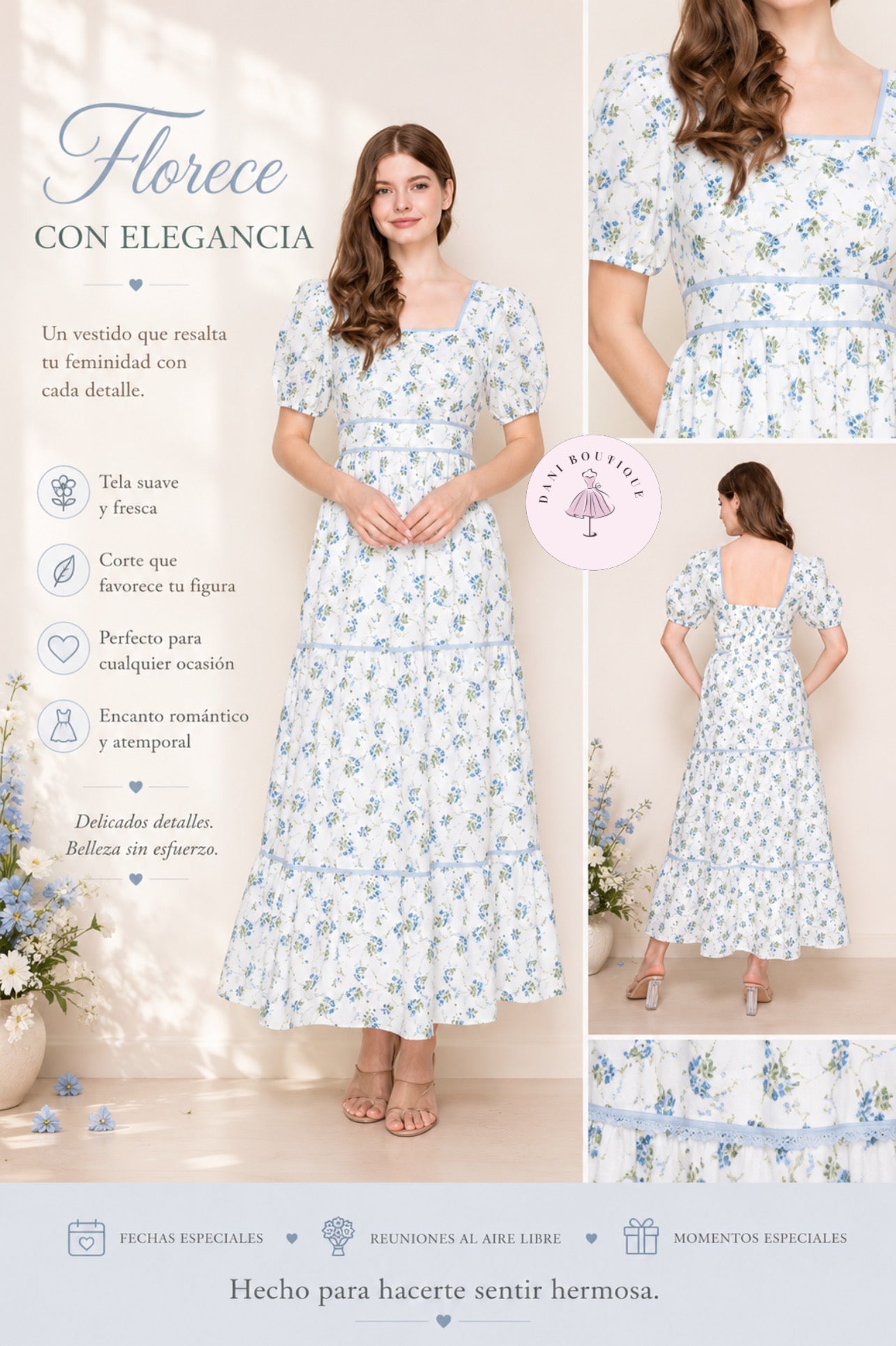Blue Meadow Dress