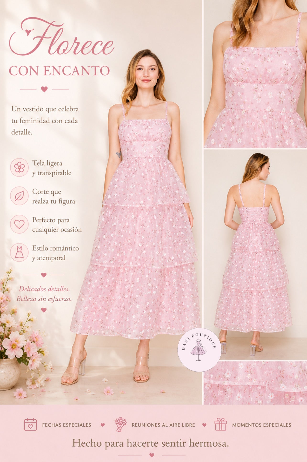Pink Petal Romance Dress