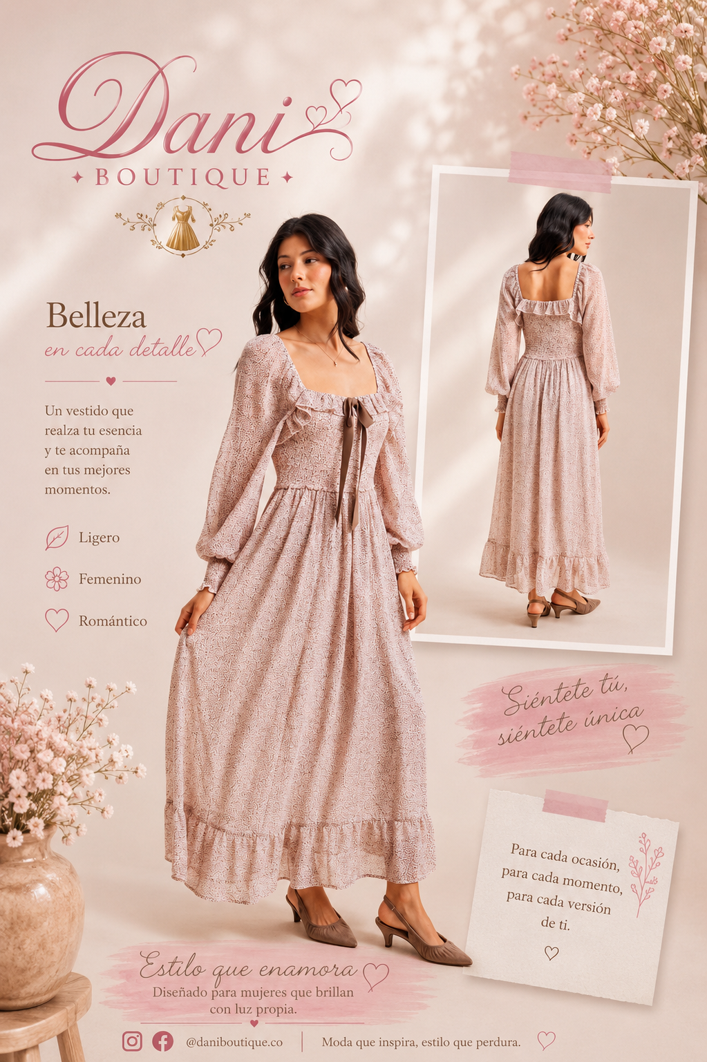 Isabella Blush Dress