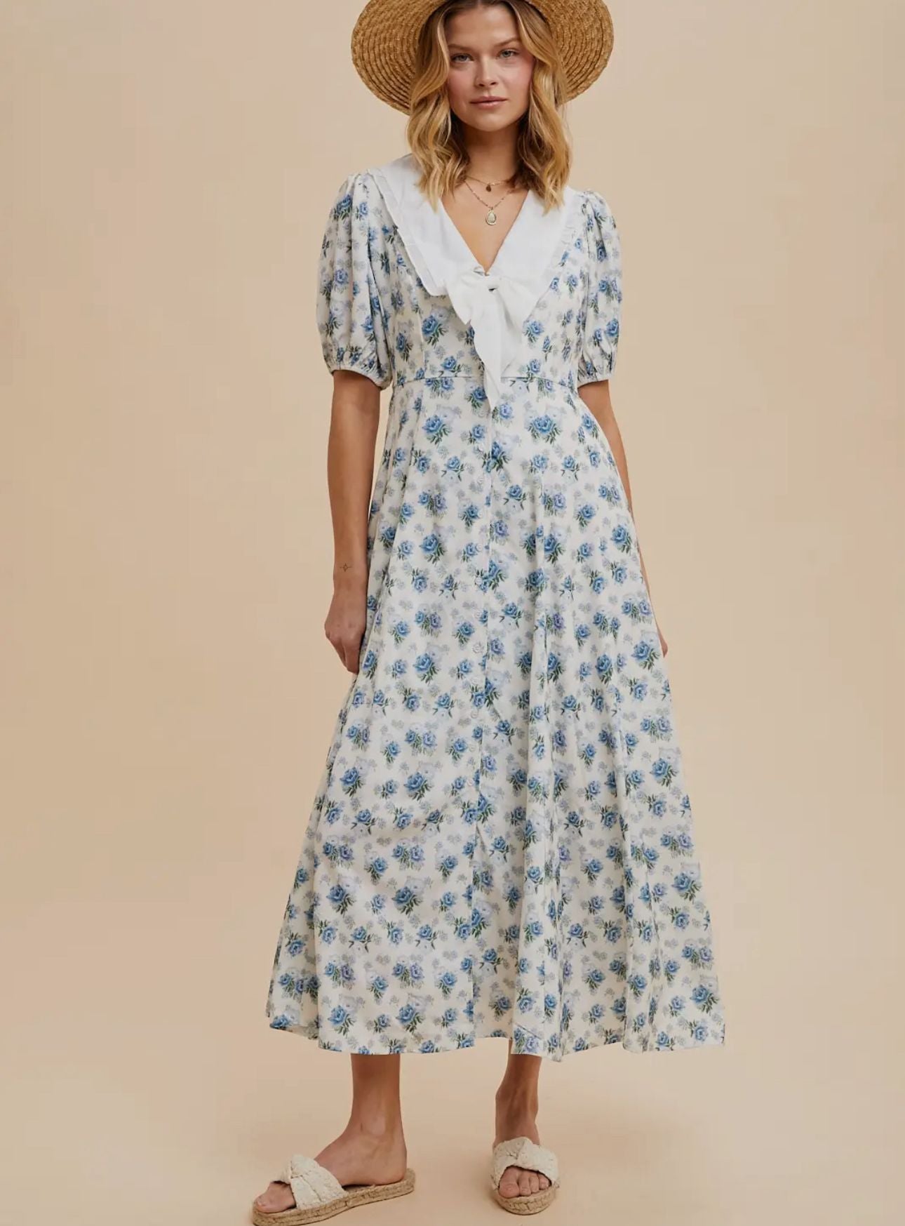 Ivonne Maxi Dress Vestido Floral