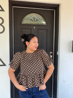 Mocha Belle Blouse