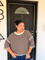 The Cozy Stripe Top